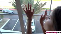 Katya gets naked and seduces Ryan to fuck her. She gives him a blowjob and a footjob. Ryan plays with her pussy fingering it before fucking her hard.