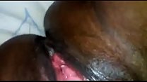 Black pussy gets nice and wet