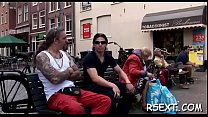 Excited dude explores amsterdam