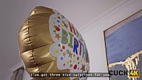 CUCK4K. What happened on my birthday? Hot sex with Dina Joy