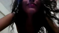 shy latina from the countryside stays home alone and uses her toy in secret and has squirt