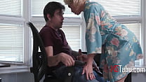Blonde StepMum Walked In On Me Jerking, Said She Wanted To Watch