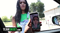 Teamskeet - Cheating Slut Sucks My Dick and Rides Me So I Don’t Tell Her Boyfriend!