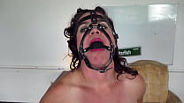 ANAL hook and Harness gag - behind the scenes look