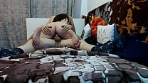 Riding his cock before bed