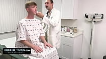 DoctorTapes - Horny Twink Boy Enjoys His Regular Oral And Anal Examination With Doctor Johnny