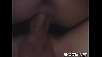 Chili dog sucking delights from vigorous brunette hottie Tanya