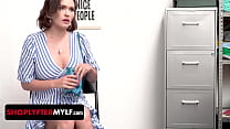 Horny cop bangs with a hot shoplifter MILF  Horny cop bangs with a hot shoplifter MILF