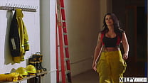 After a close call, bona fide fire captain firecracker Eva makes a deal her whole firehouse can't refuse - a last man standing gangbang. The winner? Everyone.