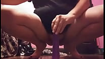 My fuck buddy fucking herself pt1