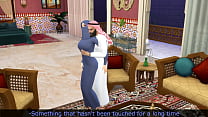 Horny Arab fucks friend's wife when he's not home