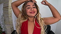 A primeira DP da novinha com anal intenso e creampie - Nands Ninfetinha