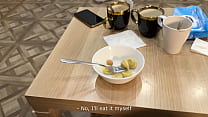 First SUCK THEN ASK! - Stepsister Had To Suck For Dumplings, But She Got Her Fill Of Cum!