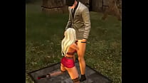 Slave sucks master
