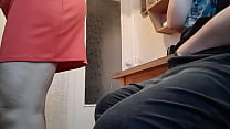 I cum in my jeans so my stepmother won't see