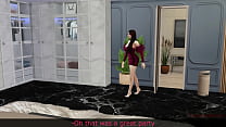 Asian stepdaughter begs her stepmother to fuck her with a strapon