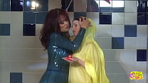 Hot lesbians fuck each other and play around with their toys