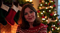 Mrs Claus Christmas cosplay deep throating cocksucker