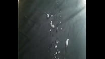 My cum shooting out all over