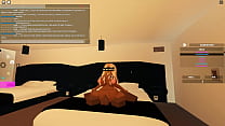 Roblox ebony slut got this fat BBC into her holes