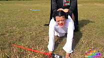 Fucking Nadia White real hard in Star Wars clothes!
