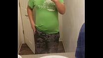 Strip for First Time in Bathroom