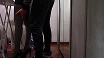 Preview - The milf with beautiful legs and pantyhose irons and gets touched and fucked