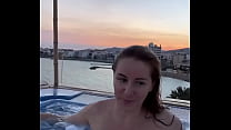 Having fun in Ibiza with my lover and my man
