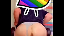 Chubby Boi gets stretched out and cums hands-free