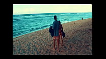 Polo Beach on the north shore of Oahu, Hawaii. I filmed this promo for my book at "golden hour" in 2021. They wouldn't le ...