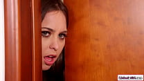 A brunette lesbo pussy licked by stepmoms lesbian girlfriend
