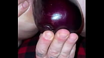 Gaping anal eggplant
