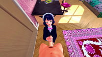 CYAN HIJIRIKAWA GETS FUCKED HARD IN ALL HER HOLES - POV HENTAI