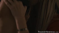 Blonde tbabe pounds tattoed hunk