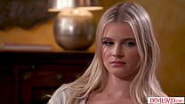 Sky Wonderland is flirting with her stepdad Seth . She wants to give him blowjob. Seth takes his big cock and lets her suck it before they fuck.