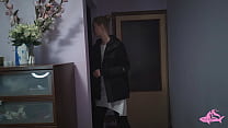 After roller skating, juicy stepsister gets horny and wet
