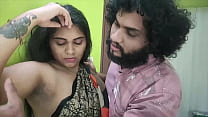 Indian Girl In Saree Shares Sweet Kisses And Gentle Touches While Standing With Lover