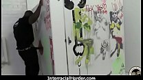 Busty Blonde Fucks and Sucks a Huge Black Monster Cock 15