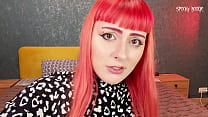 Goth girl makes you horny and jerks you off in gloves on only first date!