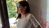 Fucked neighbor's wife in all holes while husband was on a business trip!