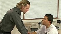Very sexy gays nailing asses in the classroom