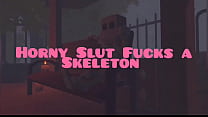 Horny Rec Room whore fucks a skeleton in Crescendo