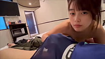 ラブホに到着してお互いの身体を舐めまくって2週間ぶりのえっちを楽しむカップル。