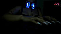 Very beautiful Latina with big tits subtly demonstrates her talent and agility, dexterity and sensuality