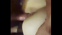 Seeing his cock slide into me turns me on