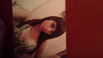 Tribute on Teen Black Haired Slut