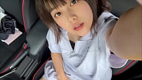 【車内オナニー】愛液がいっぱいでました。 誰か車の中で一緒にシませんか?