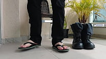 COLOCANDO MINHA BOTA DE TRABALHO