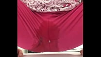 I squirted and pissed in my pink Panama’s