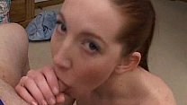 This babe sucks away